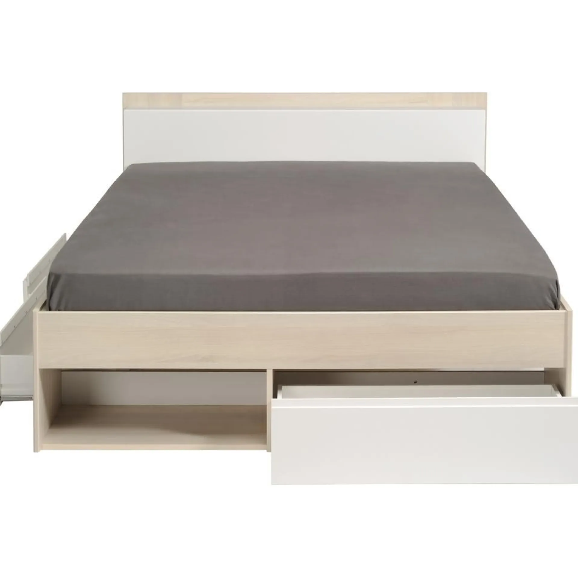 Parisot Schlafzimmerset Most | Doppelbett mit Stauraum und Schreibtisch