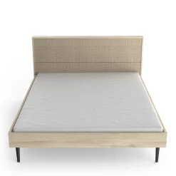 CBA Schlafzimmerset Sayuri | Doppelbett, Nachttisch, Kleiderschrank, Kommode | Kronberg Oak Design