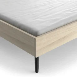 CBA Schlafzimmerset Sayuri | Doppelbett, Nachttisch, Kleiderschrank, Kommode | Kronberg Oak Design