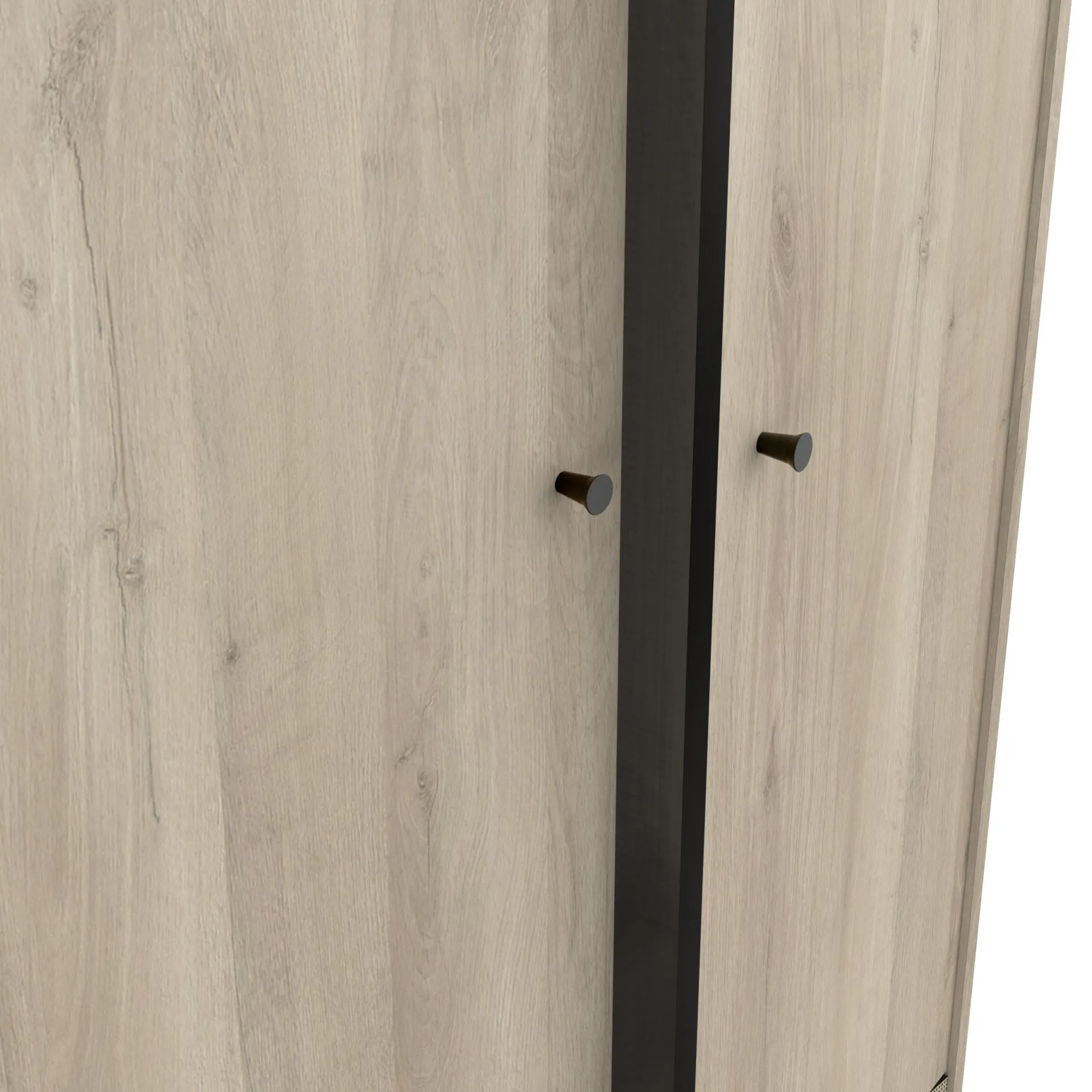 CBA Schlafzimmerset Sayuri | Doppelbett, Nachttisch, Kleiderschrank | Kronberg Oak Design