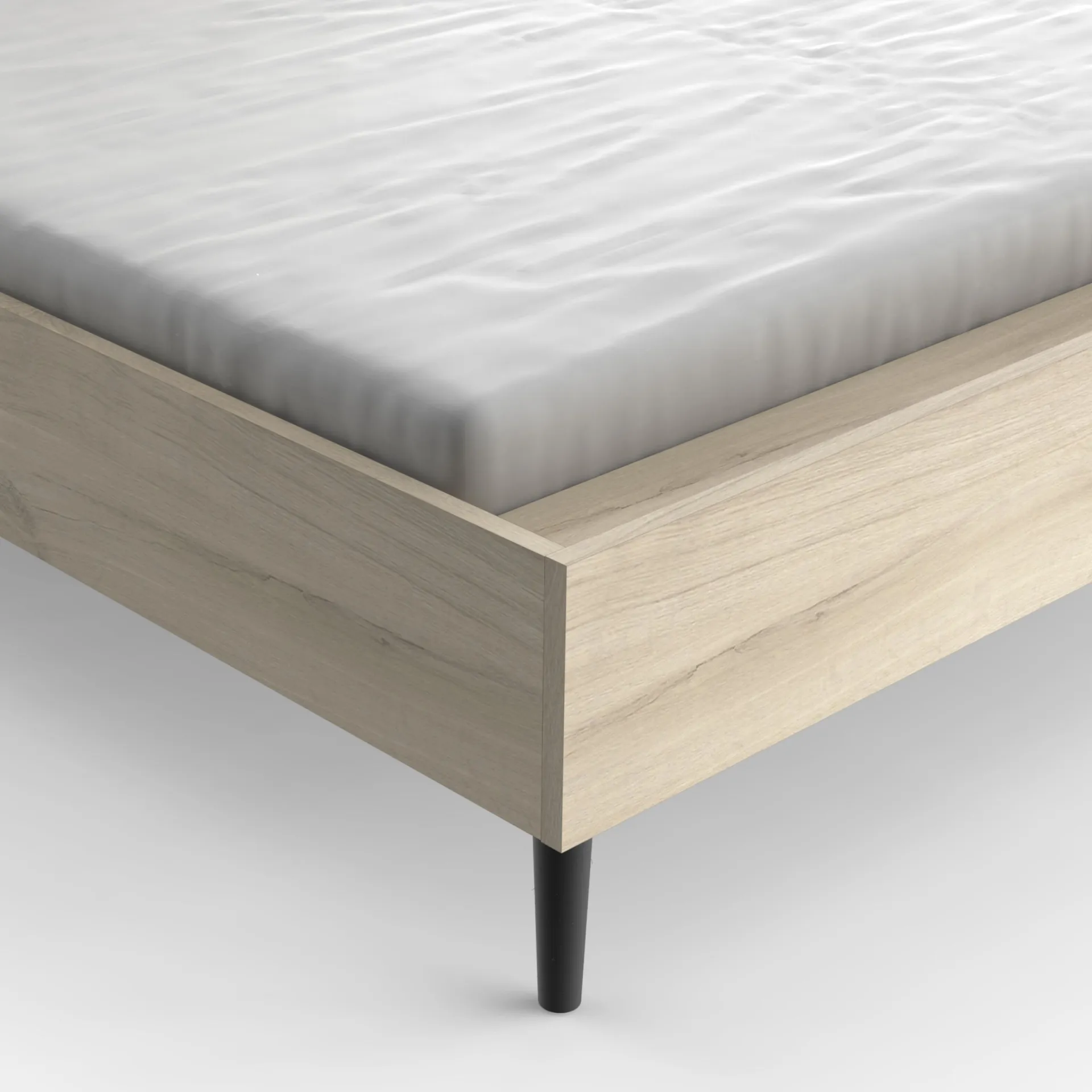 CBA Schlafzimmerset Sayuri | Doppelbett, Nachttisch, Kleiderschrank | Kronberg Oak Design
