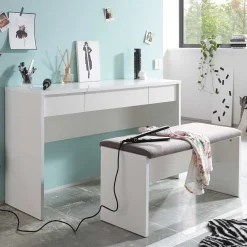Kinder Emob Schminktisch Alizée 125cm, 2 Schubladen und 1 Tür -