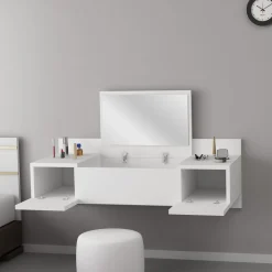 Emob Schminktisch Zakkum - 100% MELAMINE - - 100 x 33 x 39,1 cm