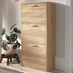 Schrank Carini 3 Schubladen - helles Sonom