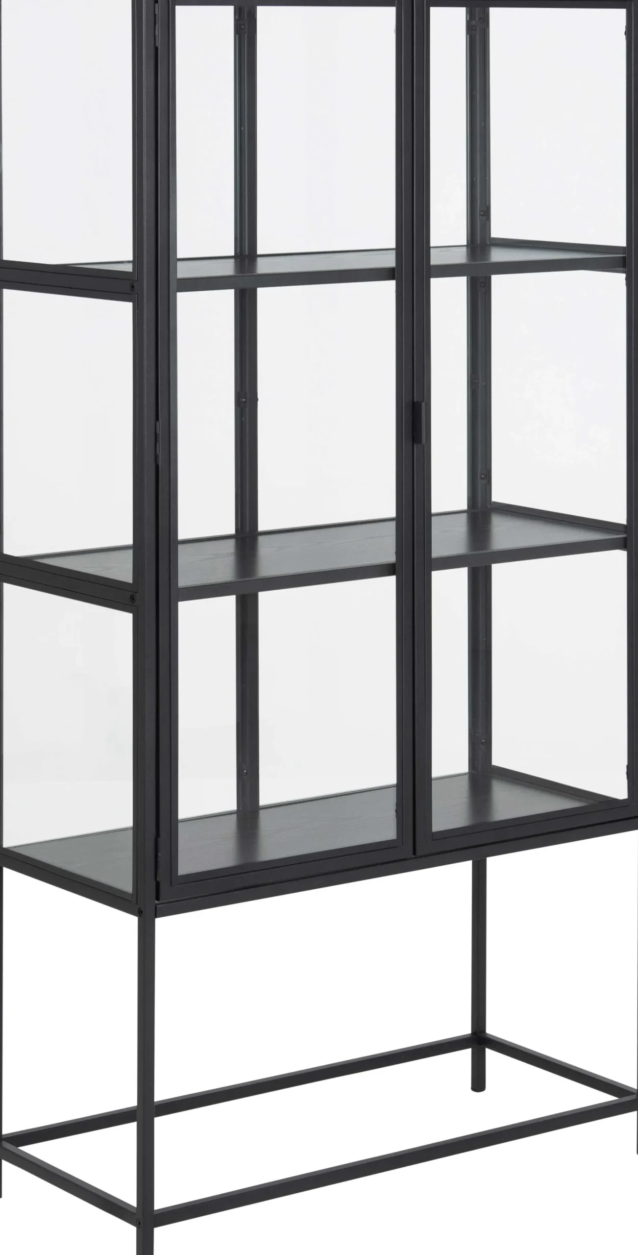 Schrank Dover 150cm 2 Türen - schwarz