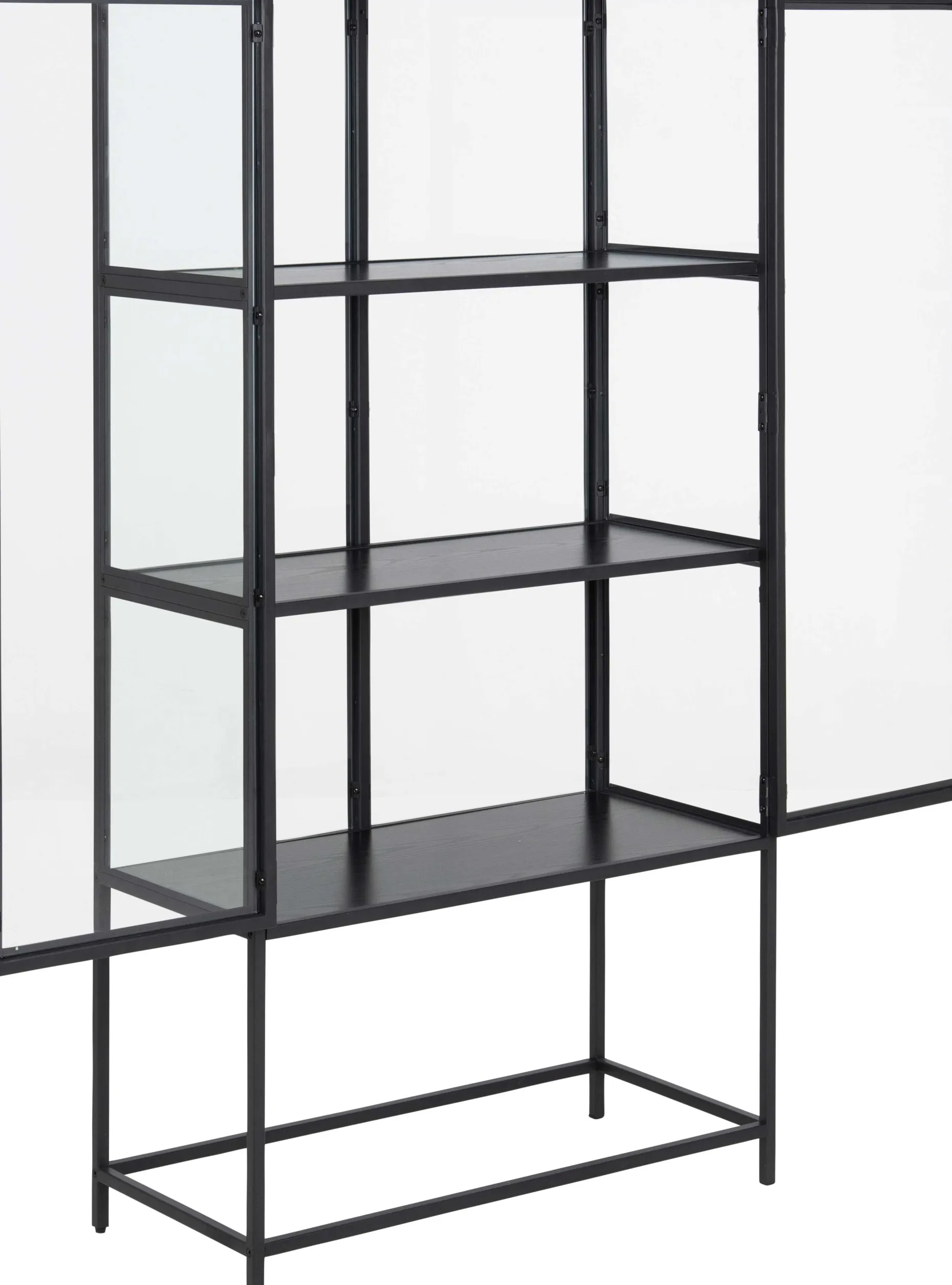 Schrank Dover 150cm 2 Türen - schwarz