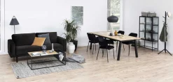 Schrank Dover 150cm 2 Türen - schwarz