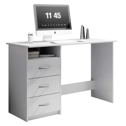Emob Schreibtisch Adriano 123cm mit 3 Schubladen -