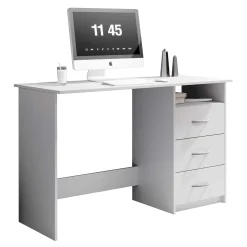 Emob Schreibtisch Adriano 123cm mit 3 Schubladen -