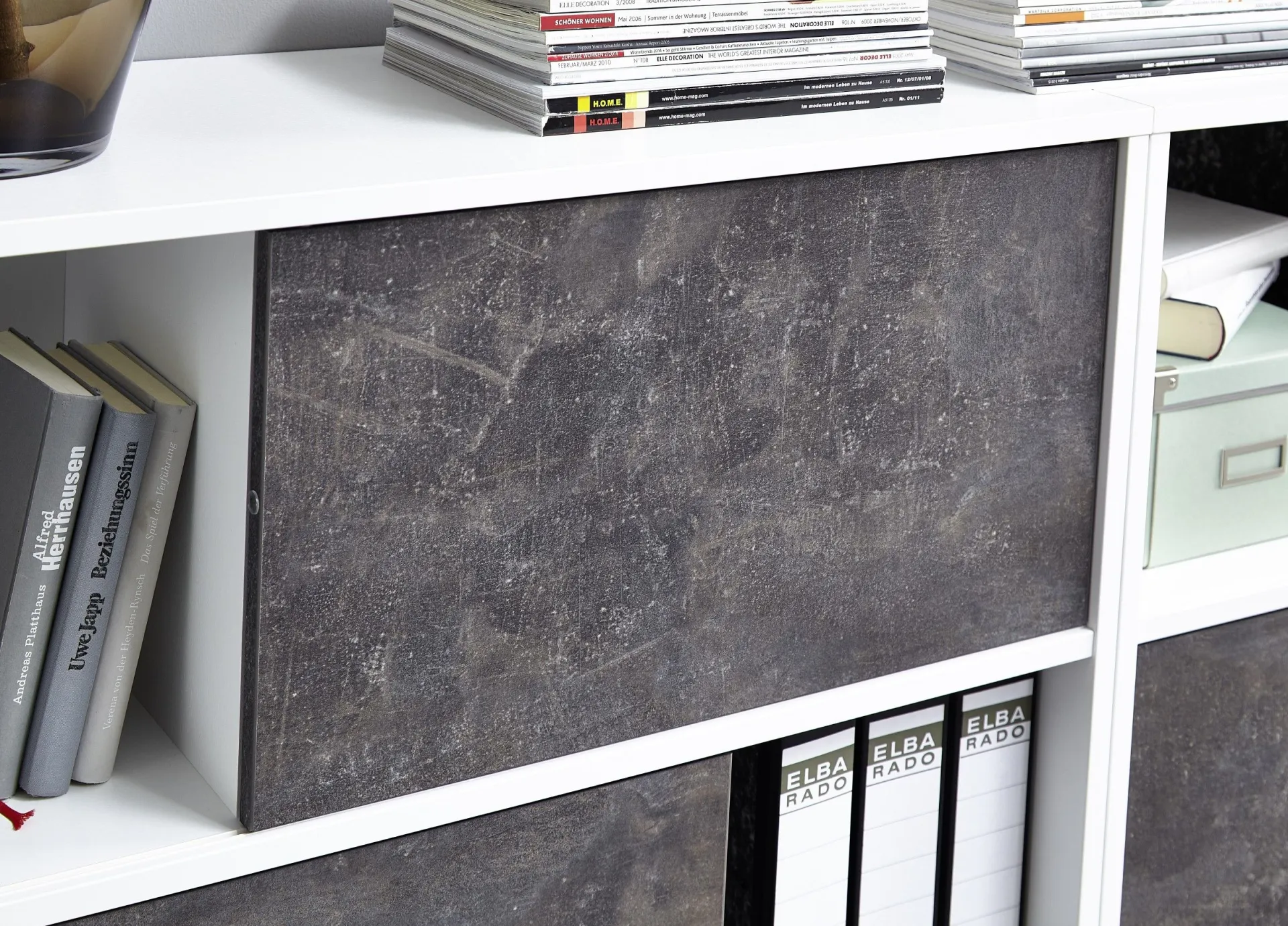 Germania Schreibtisch Aldo 158cm - /basalt
