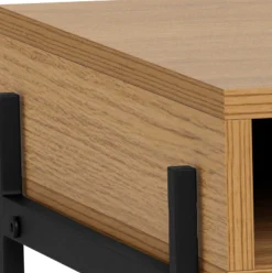 Emob Schreibtisch Angèle 110cm 1 Tür - Wildeiche