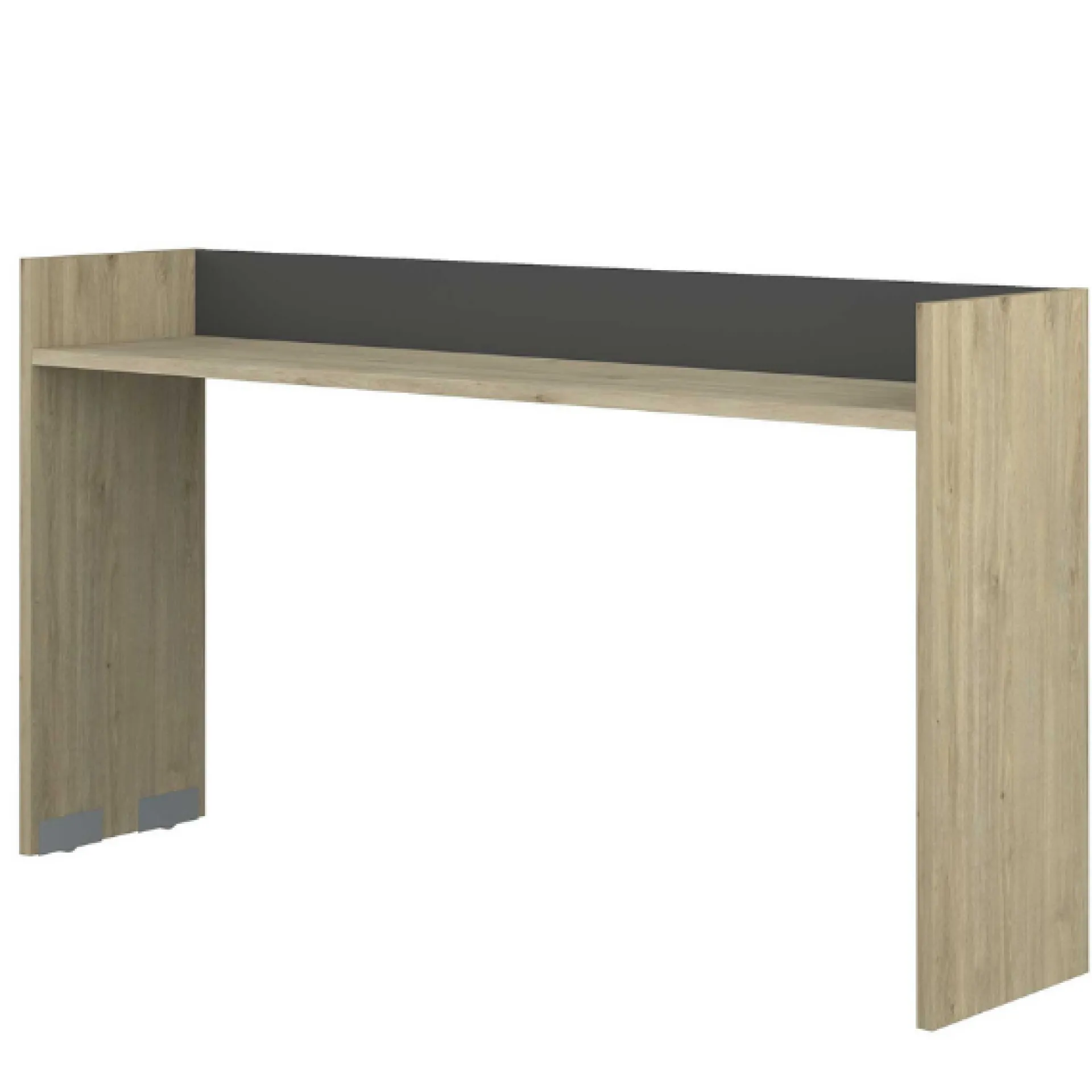 Trasman Schreibtisch auf Rädern Portia 175x40x97 - Eiche/anthrazit