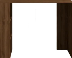 Emob Schreibtisch Cool - 100% MELAMINE - Nussbaum - 90 x 70 x 50 cm