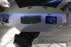 Kinder Parisot Schreibtisch-Gaming mit LED-Streifen