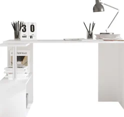 Emob Schreibtisch Gelincik - 100% MELAMINE - - 130 x 74 x 94 cm