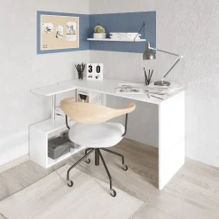Emob Schreibtisch Gelincik - 100% MELAMINE - - 130 x 74 x 94 cm