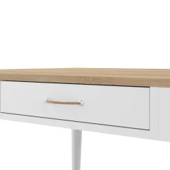 Temahome Schreibtisch Horizon 134cm - Eiche/Weiß