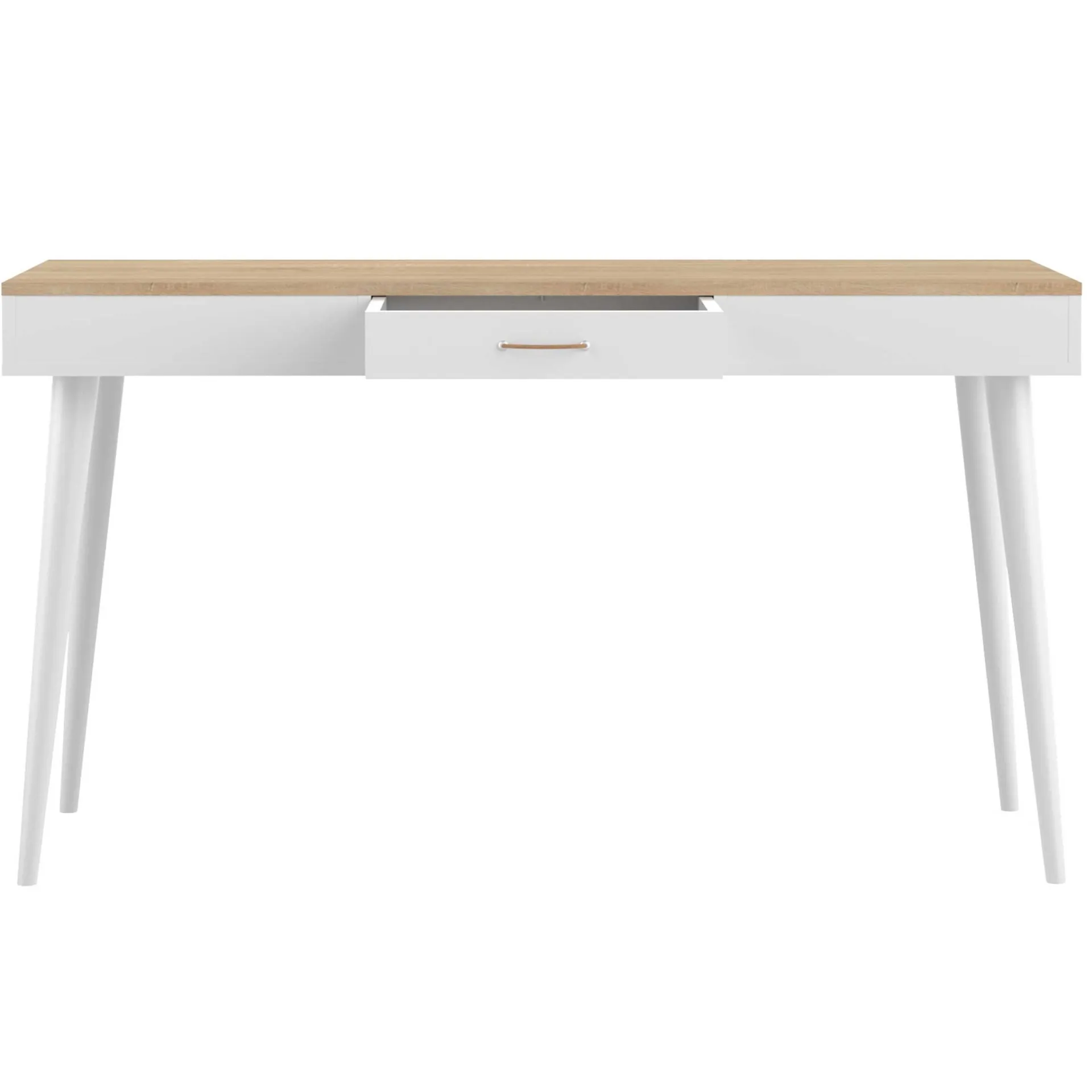 Temahome Schreibtisch Horizon 134cm - Eiche/Weiß