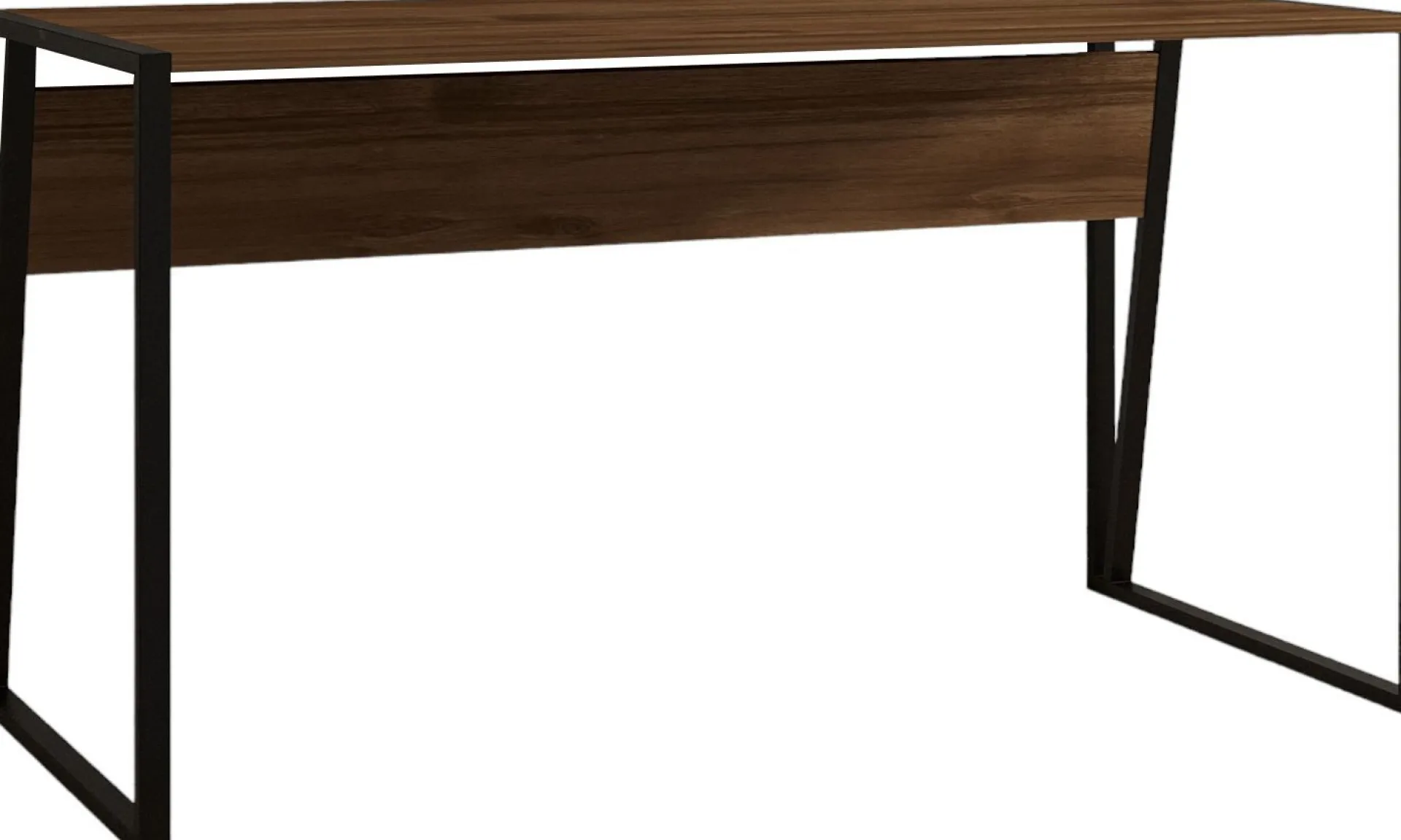 Emob Schreibtisch Kemer - 100% MELAMINE - Nussbaum - 140 x 74 x 70 cm