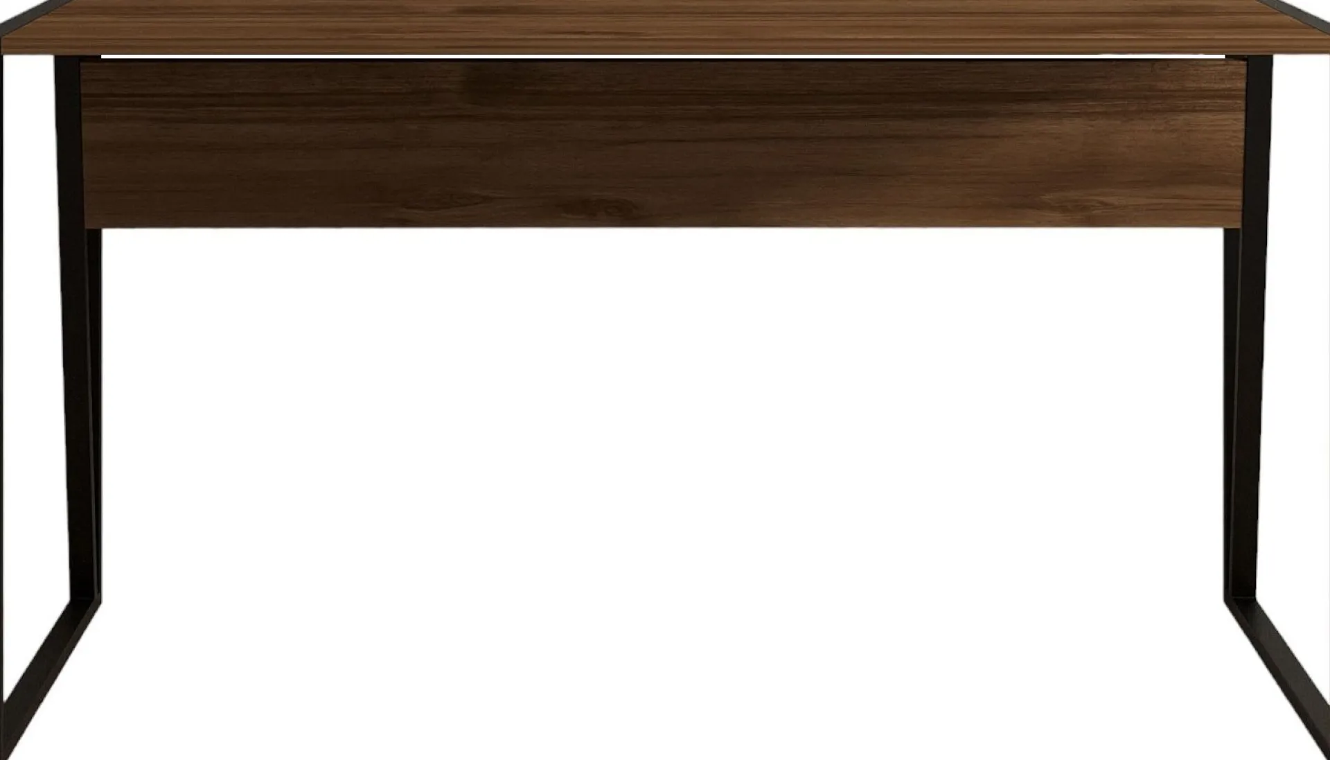 Emob Schreibtisch Kemer - 100% MELAMINE - Nussbaum - 140 x 74 x 70 cm