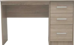 Kinder Rousseau Schreibtisch Mateo 121x60x75cm mit drei Schubladen - Eiche Dekor