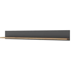Kinder Emob Schreibtisch mit Bücherregal HA125 - 100% MELAMINE - Nussbaum - 160 x 161,8 x 45 cm