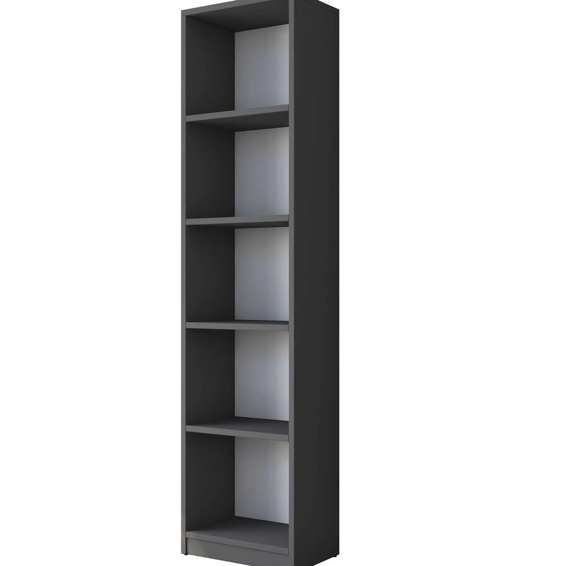 Kinder Emob Schreibtisch mit Bücherregal HA125 - 100% MELAMINE - Nussbaum - 160 x 161,8 x 45 cm