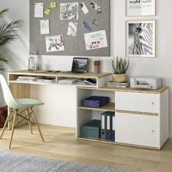 Gautier - Diagone Schreibtisch Modula | 203 x 45 x 76 cm |