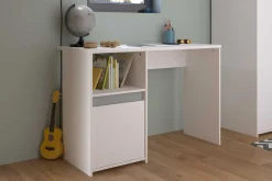 Kinder Parisot Schreibtisch Rue 110cm mit Schrank - /grau oder /rosa