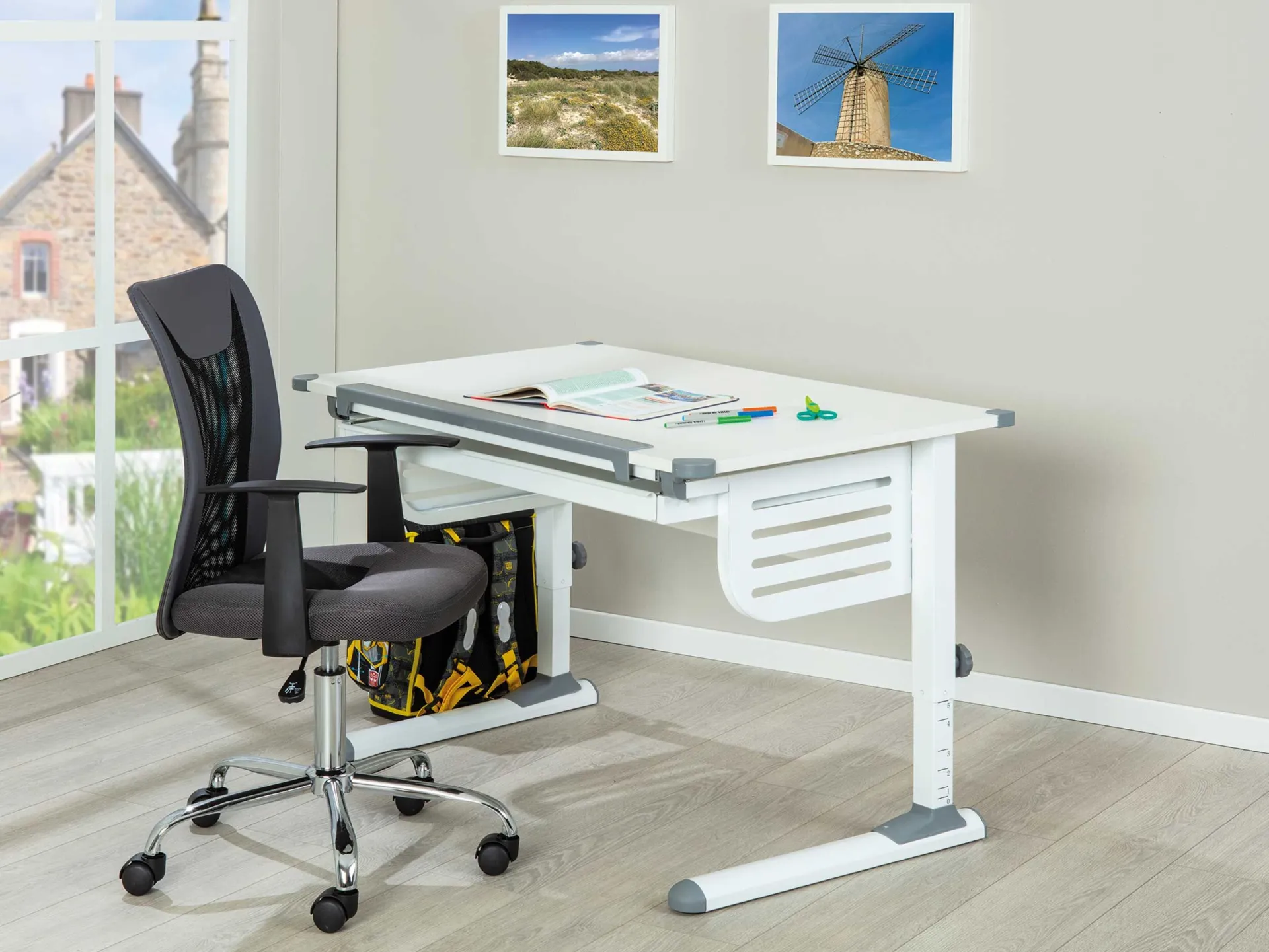 Kinder Interlink Schreibtisch Skalare 110cm verstellbar -