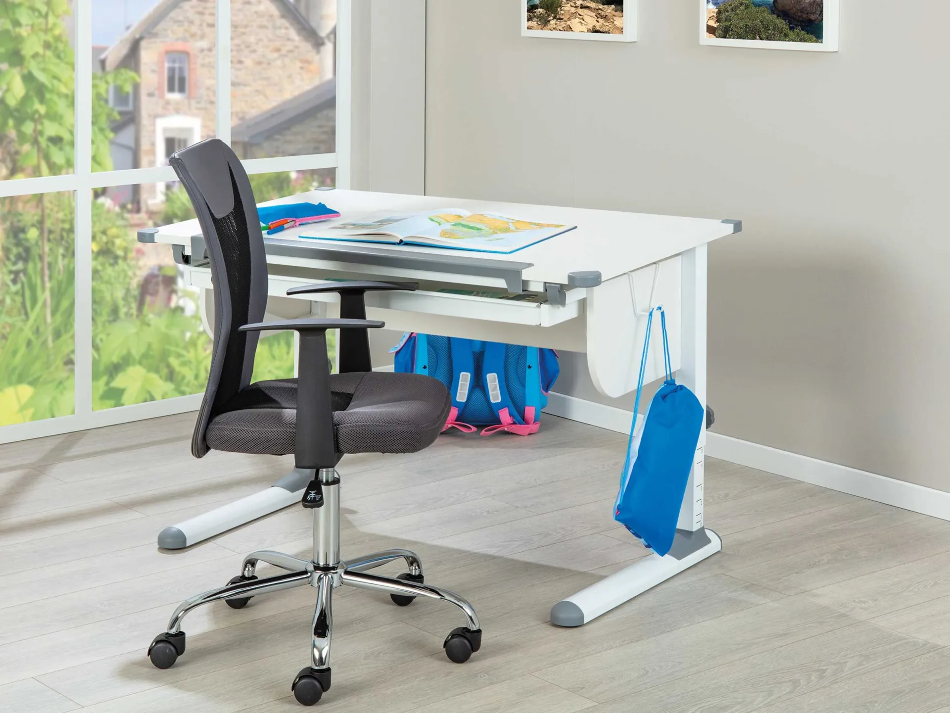 Kinder Interlink Schreibtisch Studare 110cm verstellbar -
