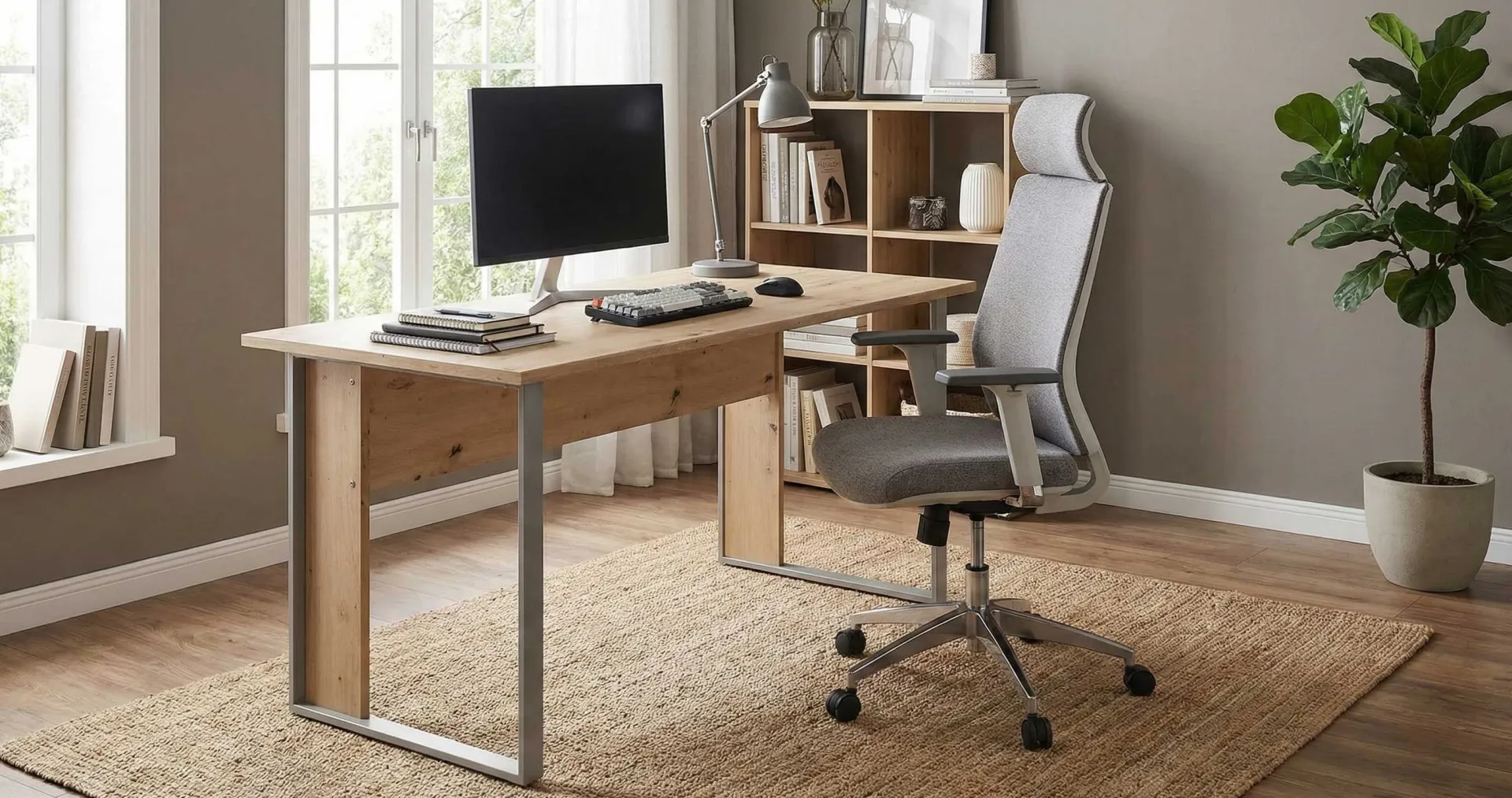 Parisot Schreibtisch The Office 180 cm - Eiche