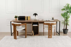 Emob Schreibtisch Twin - 240x60x74cm - für 2 Personen - atlantic pine