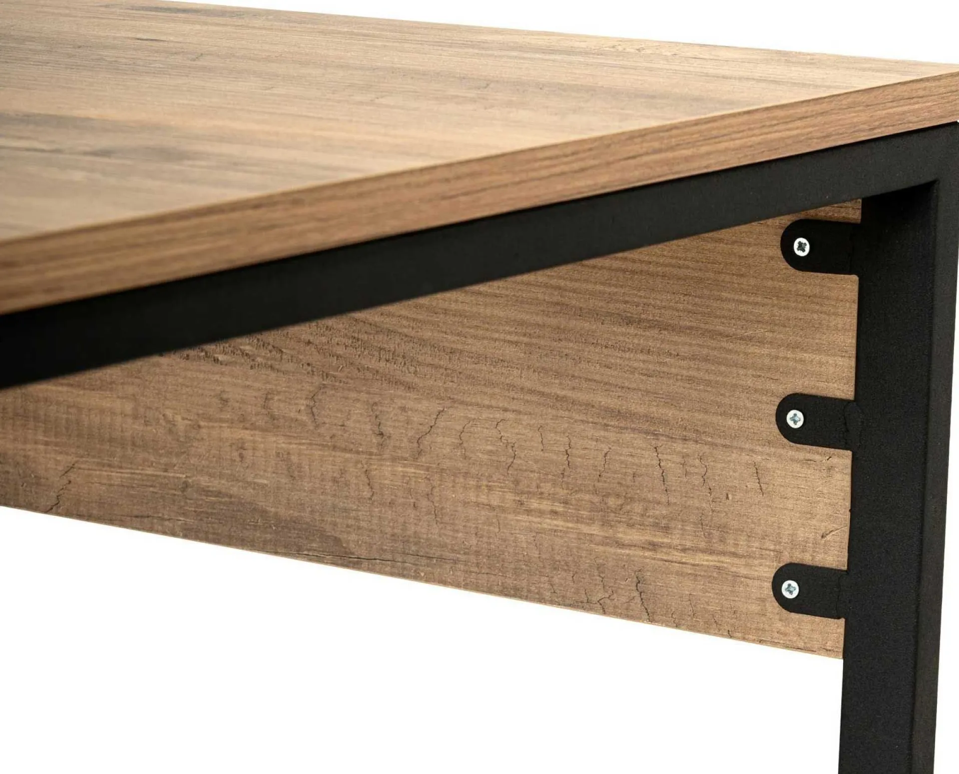 Emob Schreibtisch Twin - 240x60x74cm - für 2 Personen - atlantic pine