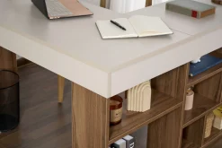 Emob Schreibtisch Vesper - 100% MELAMINE - Kaschmir - 72 x 120 x 130 cm