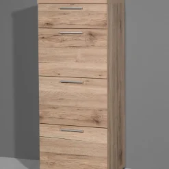 Schubladenblock Tosun 84 cm mit 4 Schubladen - Eiche