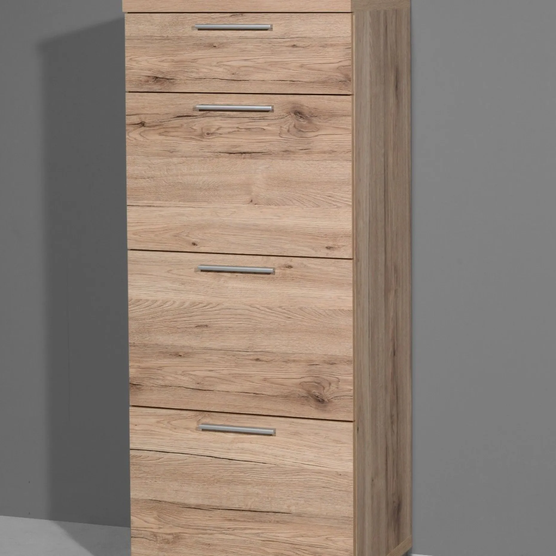 Schubladenblock Tosun 84 cm mit 4 Schubladen - Eiche