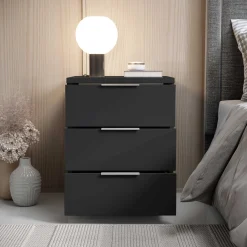Schubladenkommode Universal | 46 x 42 x 61 cm | Schwarz