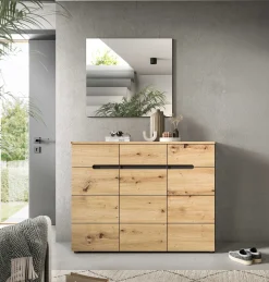 Schuhschrank Canu Xonox - Artisan Finish - 94x120x37 cm - Natur