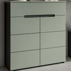 Schuhschrank Canu Xonox - Rauchgrün - 94x80x37 cm