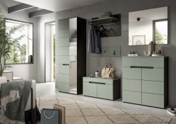 Schuhschrank Canu Xonox - Rauchgrün - 94x80x37 cm