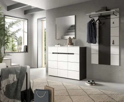Schuhschrank Canu Xonox - Weiß - 120x94x37 cm
