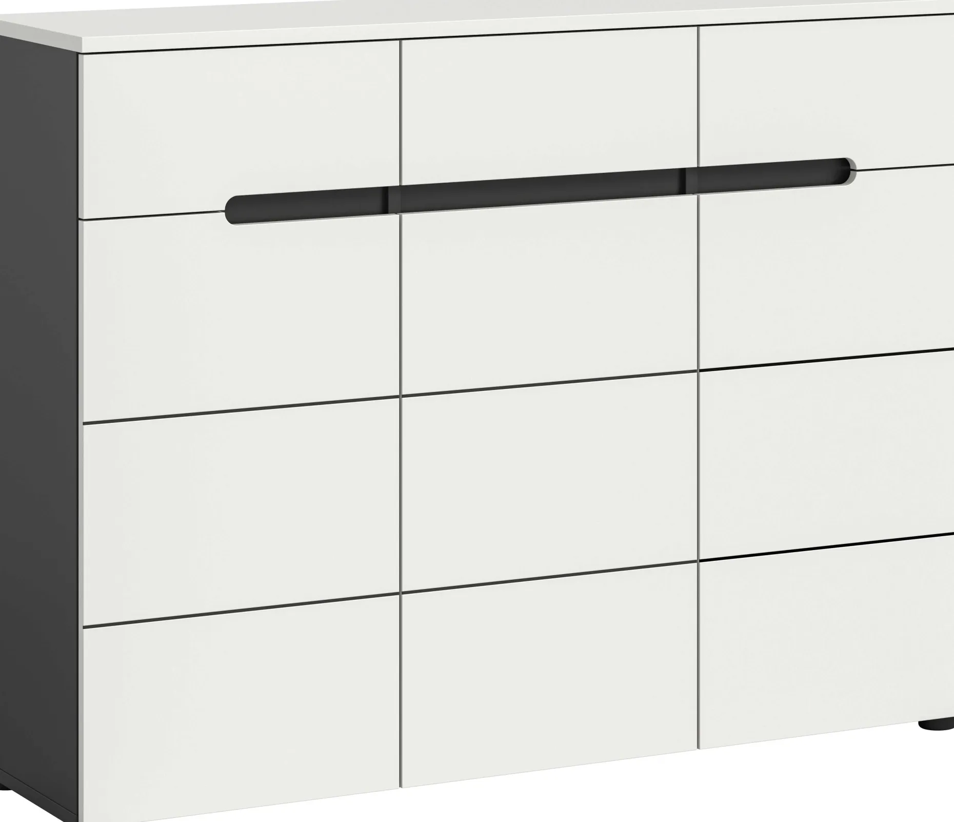 Schuhschrank Canu Xonox - Weiß - 120x94x37 cm