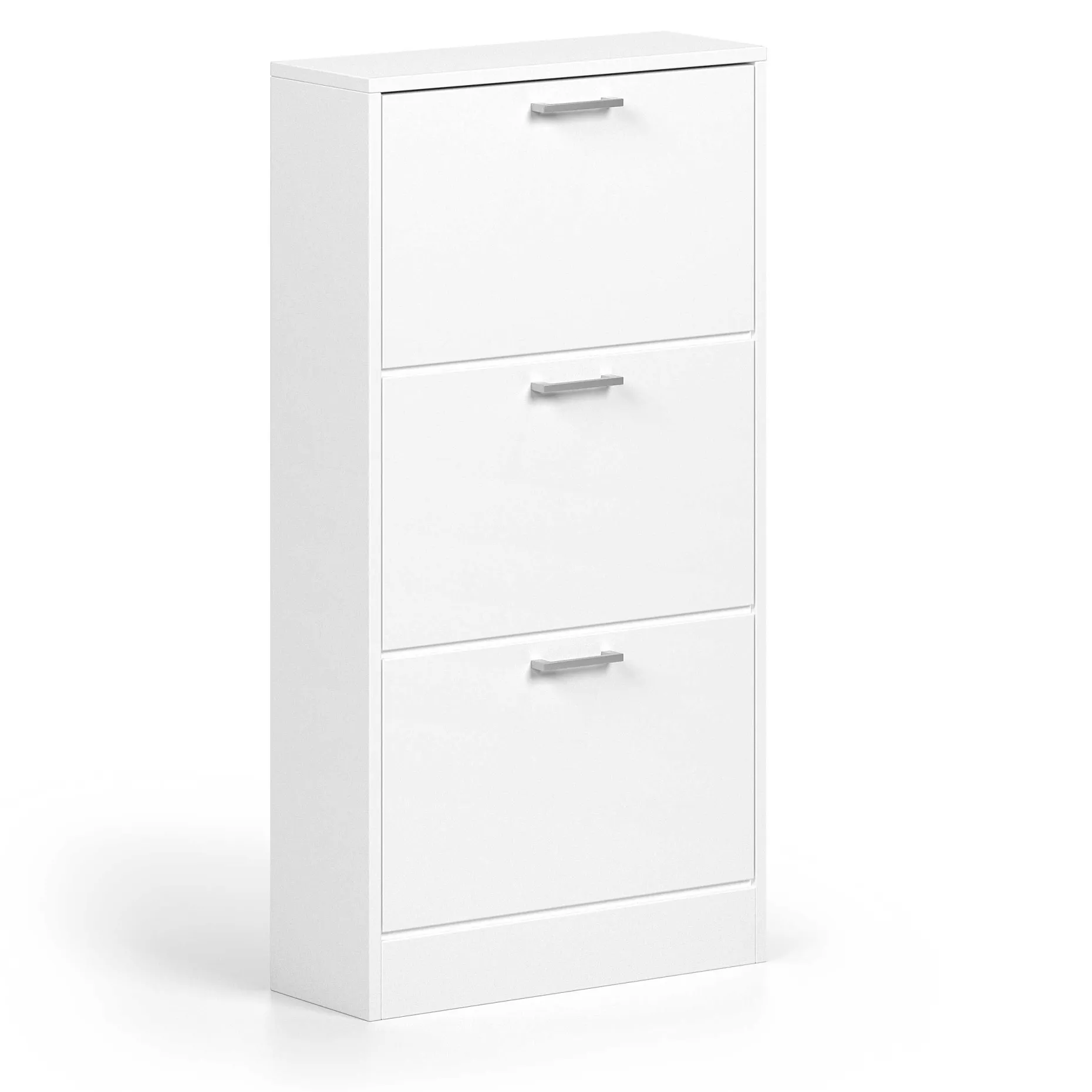 Schuhschrank Carini 3 Schubladen - weiß
