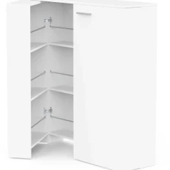 Schuhschrank Cuba - 100x33x114cm - 2 Türen - weiß