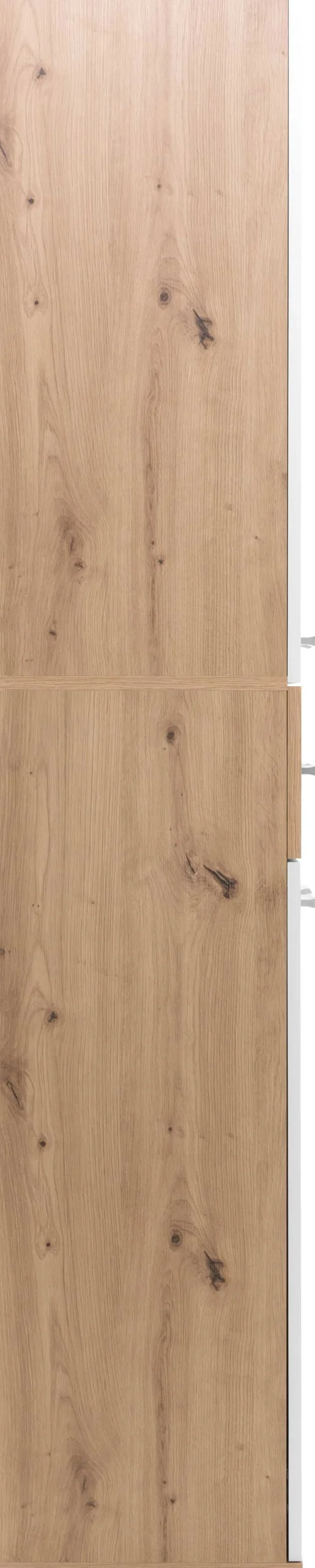 Schuhschrank Jakob 70cm 4 Türen und 1 Schublade - weiß/artisan oak