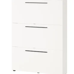 Schuhschrank Jonas 100cm mit drei Türen - weiß