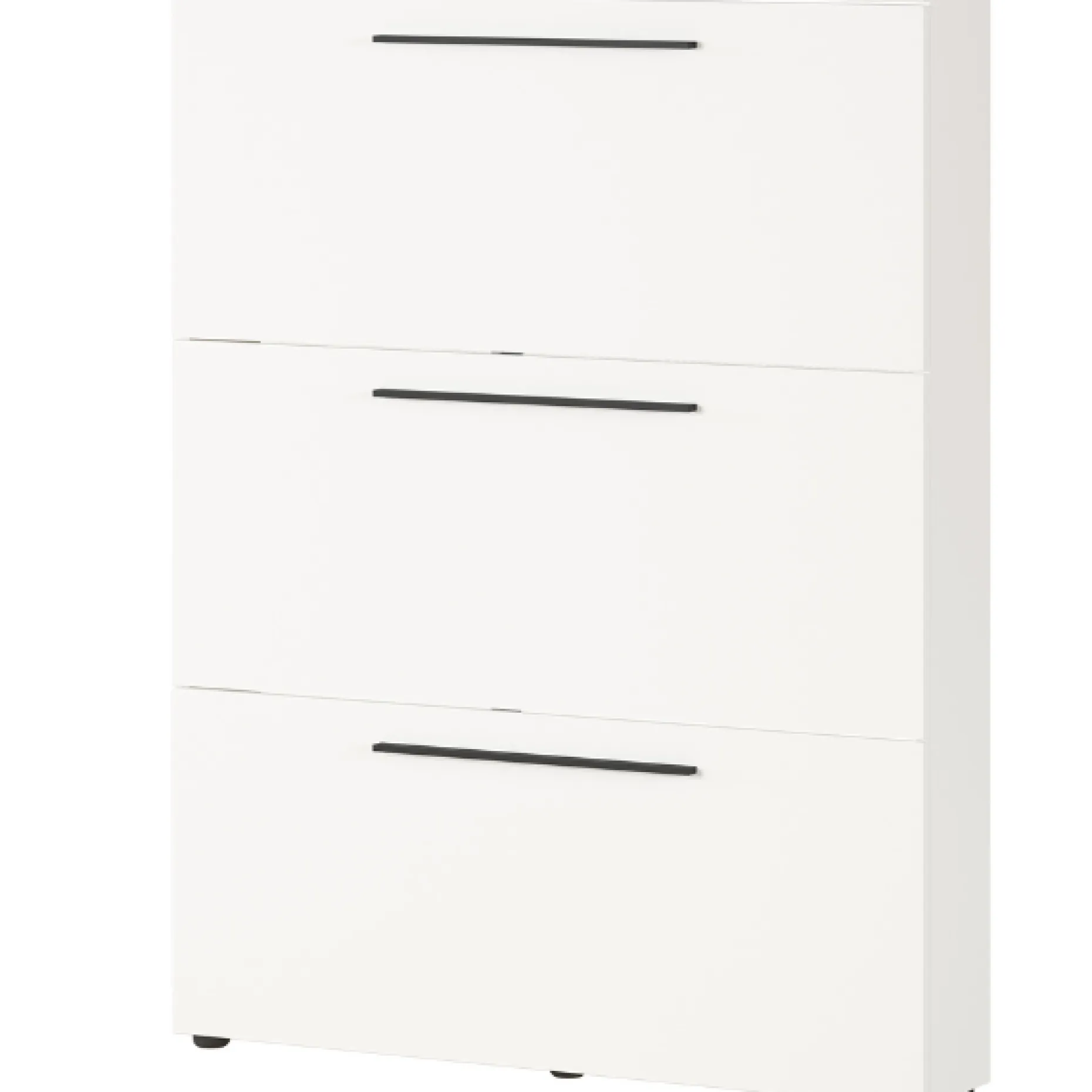 Schuhschrank Jonas 100cm mit drei Türen - weiß