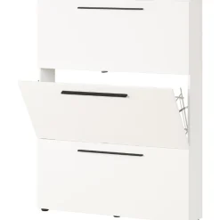 Schuhschrank Jonas 100cm mit drei Türen - weiß