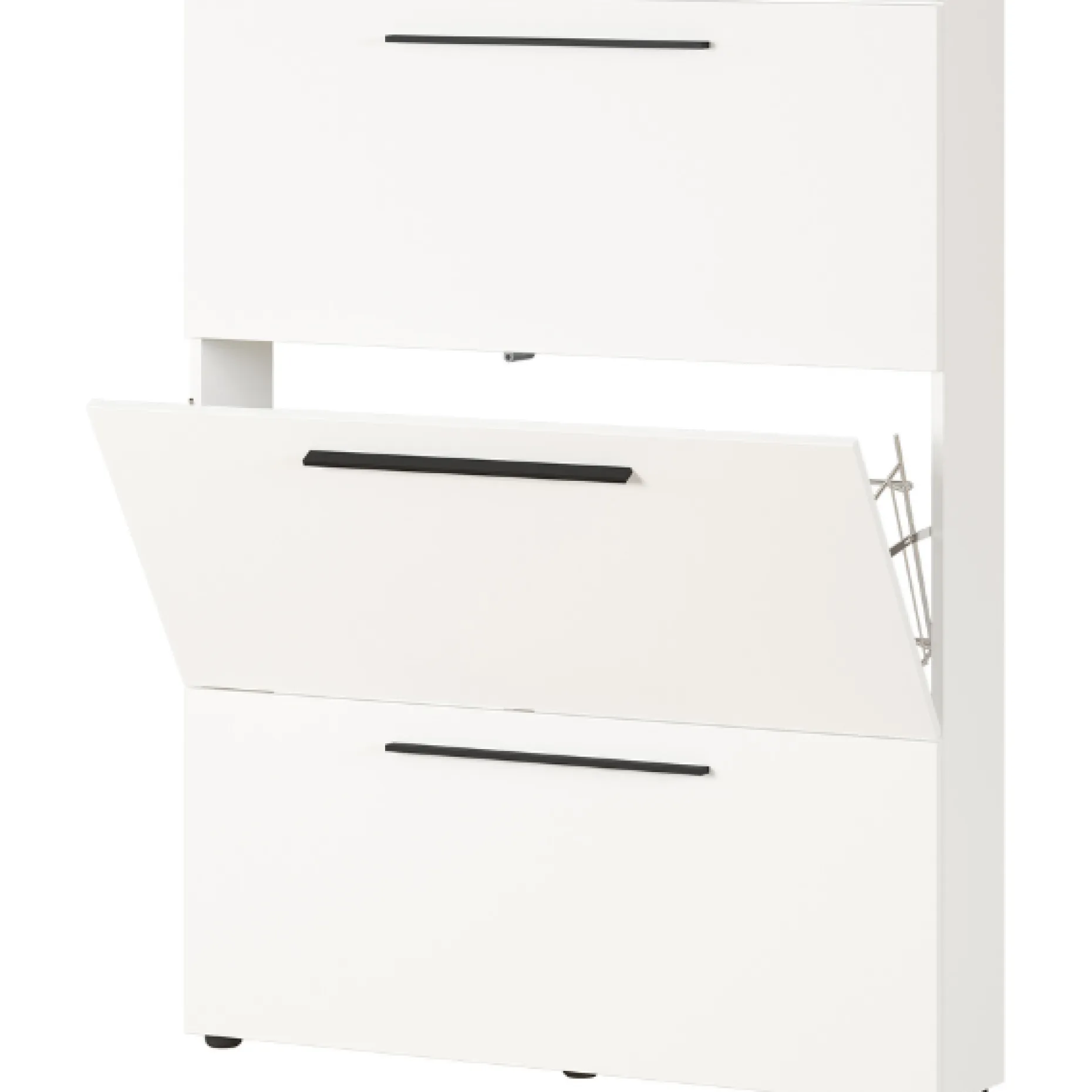 Schuhschrank Jonas 100cm mit drei Türen - weiß